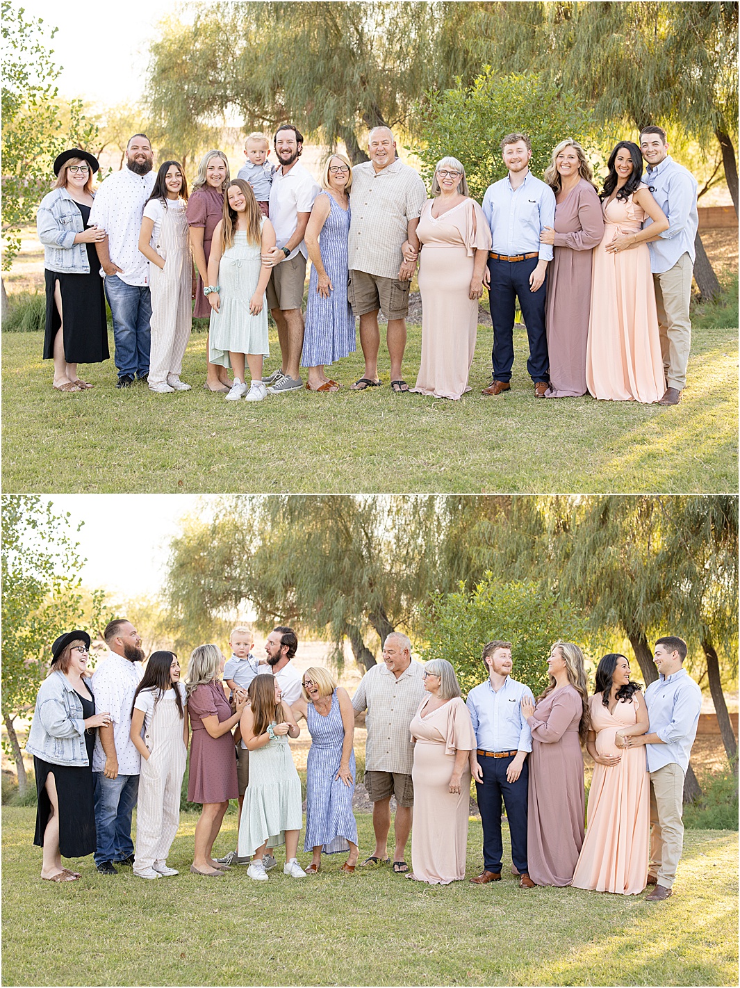 Kimberly Martindale Photography / multi-generational family photo session / siblings / family photography / Gallatin TN photographer / Scottsdale Phoenix Arizona  / blush mauve blue dresses / maternity
