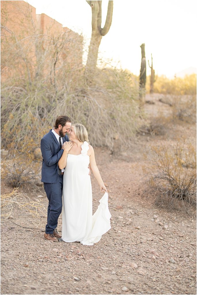 Kimberly Martindale Photography / Anniversary / Couples / Wedding dress / sunflowers / Gallatin TN Photographer / Scottsdale Phoenix Arizona / desert photography / cactus